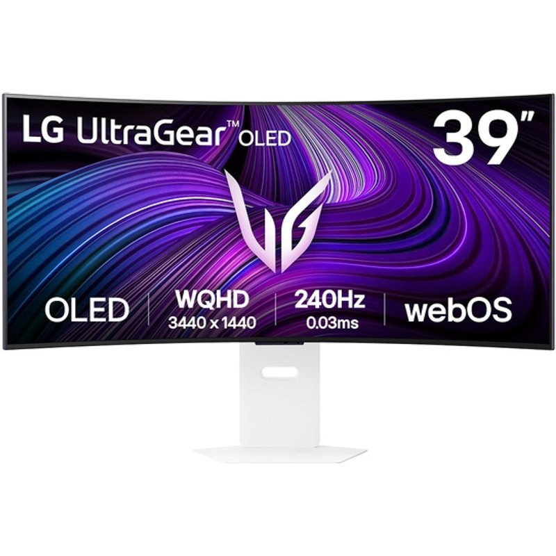 Écran PC Gaming LG UltraGear™ 39GX90SA-W 39" incurvé 240 Hz WQHD Blanc
