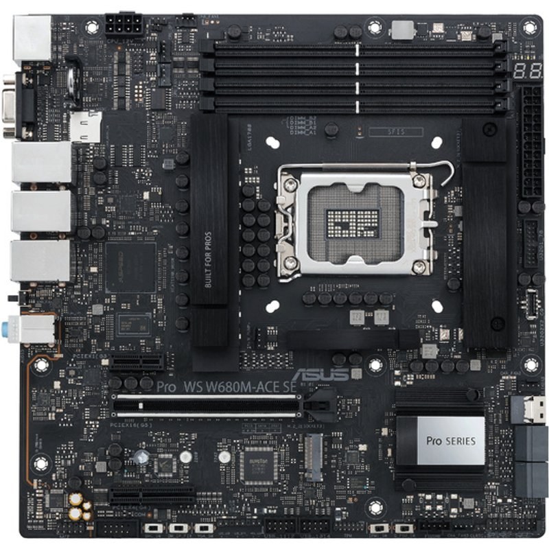 ASUS PRO WS W680M-ACE SE Intel W680 LGA 1700 micro ATX carte mère socket 1700