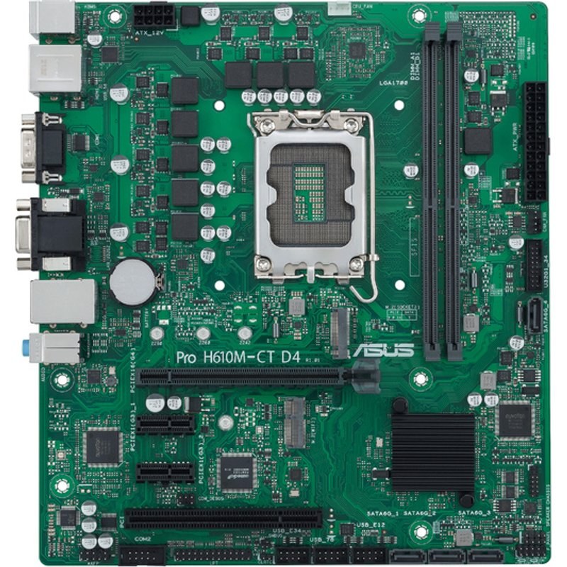 ASUS PRO H610M-C D4-CSM Intel H610 LGA 1700 micro ATX carte mère socket 1700