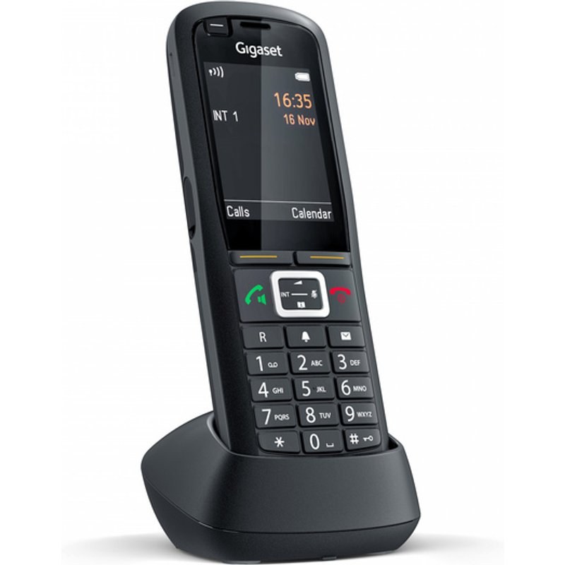 Gigaset R700H PRO Téléphone DECT Identification de l'appelant Noir