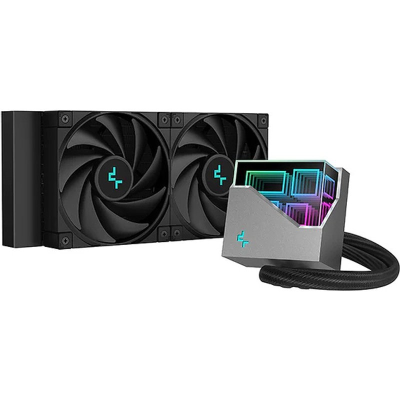Refrigeration Liquide DeepCool LT520 240 mm 2 Ventilateurs RGB Noir