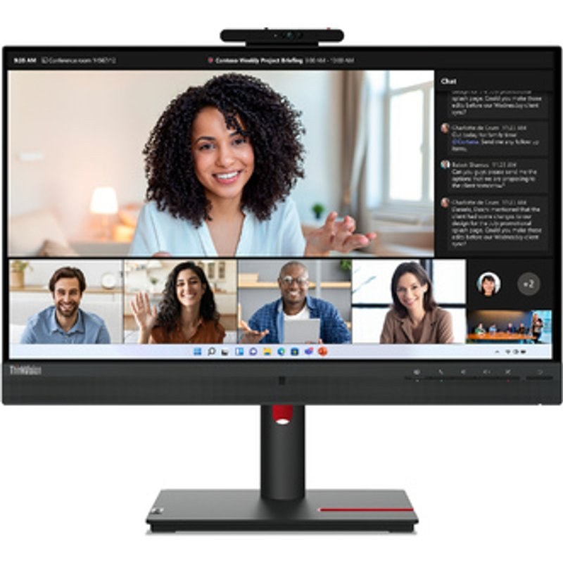 Écran PC Lenovo ThinkVision T24MV-30 LED display 60,5 cm (23.8") 1920 x 1080 pixels Full HD Noir