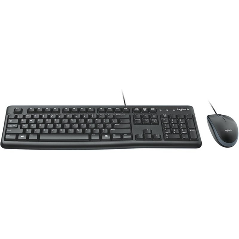 Logitech Desktop MK120 clavier Souris incluse USB AZERTY Français Noir