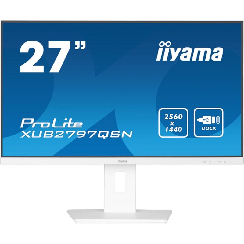 Écran PC Iiyama Prolite XUB2797QSN-W1 27" LED IPS WQHD 100 Hz USB-C