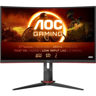 Écran PC AOC C27G2Z3/BK 27" LED Fast VA FullHD 280 Hz 1 ms incurvé
