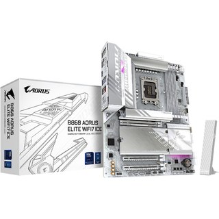 Carte mère Gigabyte B860 AORUS ELITE WIFI7 ICE B860 LGA 1851 DDR5 ATX Wi-Fi 7 PCIe 5.0 256 Go