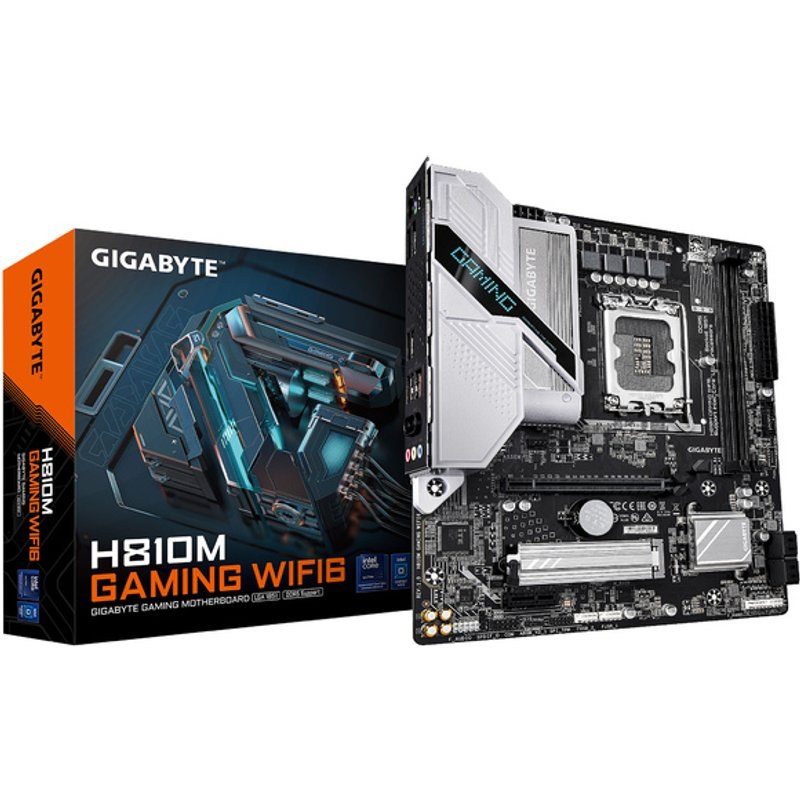 Placa Base Gigabyte H810M H810 V1 Micro ATX Wi-Fi 6 2.5GBE PCIe 4.0 DDR5
