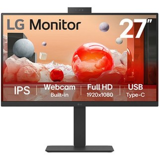 Écran LG 27″ FHD 100 Hz IPS Webcam Haut-parleurs USB-C RJ45 Ergonomie Pro