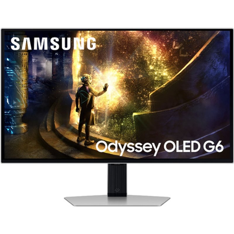 Écran PC Samsung Odyssey OLED G6 G61SD 27" QHD 240 Hz OLED FreeSync G-SYNC HDR10+ 0,03 ms Argent