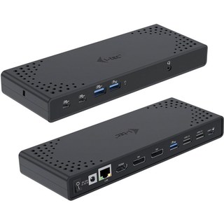 Station d'accueil i-tec USB-C Triple Display Gen 2 100 W 3 x 4K 7 x USB Ethernet Noir
