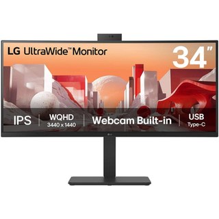 Écran LG 34BA85QE-B 34" Wide Quad HD 3440 x 1440 LCD Courbe Noir