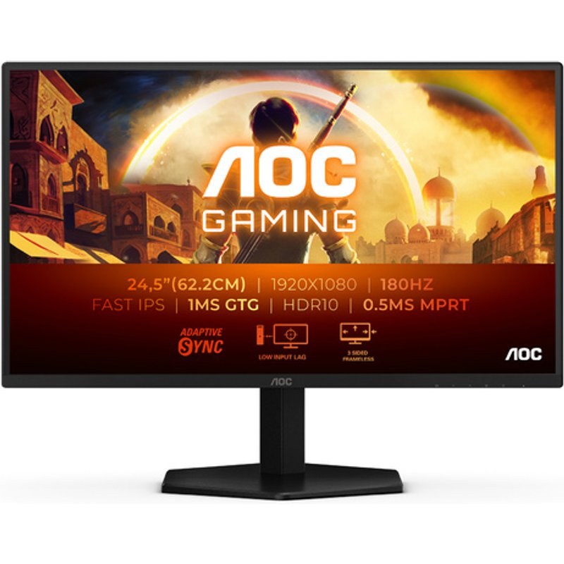 Moniteur AOC 25G42E 24,5" Full HD Fast IPS 180 Hz 1MS HDR10