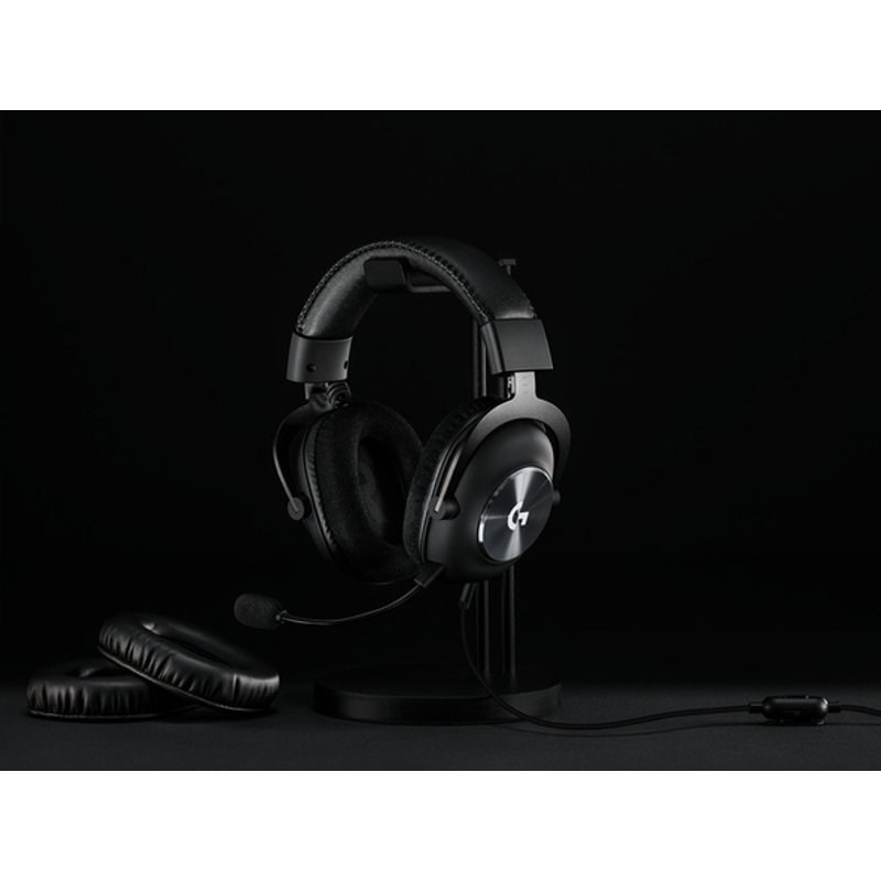 BUNDLE Logitech G PRO X Gaming Headset filaire noir + REPOSE CASQUE