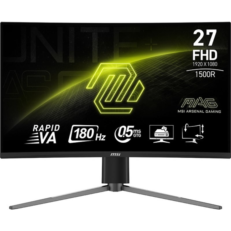 Écran PC MSI MAG 27C6PF 27" Full HD 180 Hz VA incurvé 0,5 ms HDR