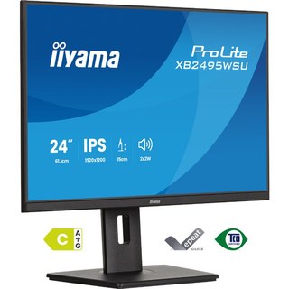 Écran PC iiyama ProLite XB2495WSU-B1 24" WUXGA 100 Hz IPS Bord Fin 4MS Hub USB
