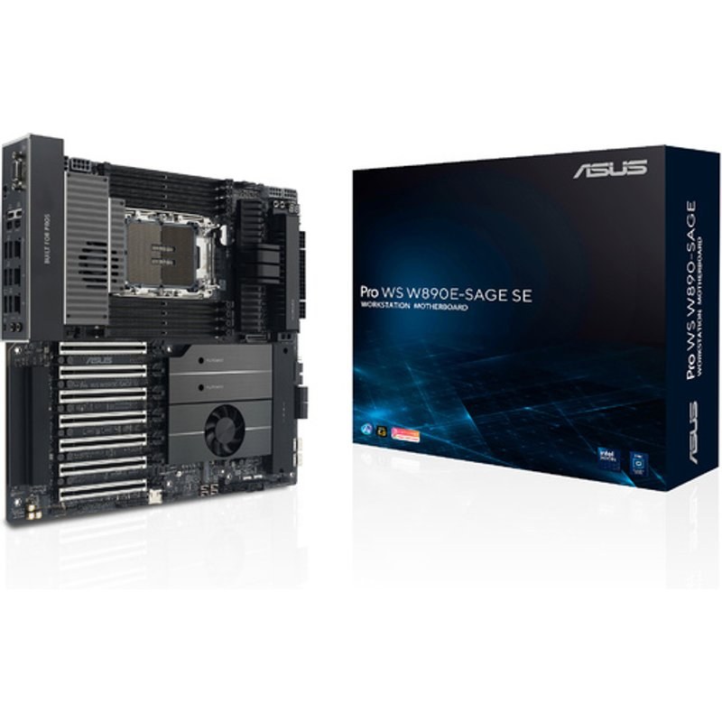 Carte mère ASUS Pro WS W890E-SAGE SE W890 LGA 4710-2 DDR5 EEB 10GBE PCIe 5.0 RAID ECC