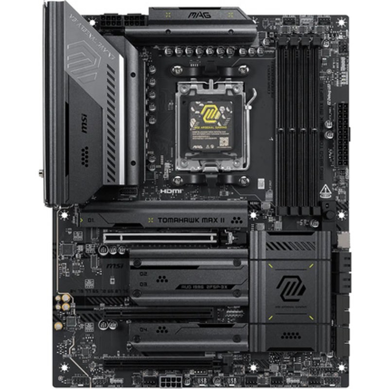 Carte mère MSI MAG B850 TOMAHAWK MAX Wi-Fi II B850 AM5 DDR5 ATX Wi-Fi 7 PCIe 5.0 RGB