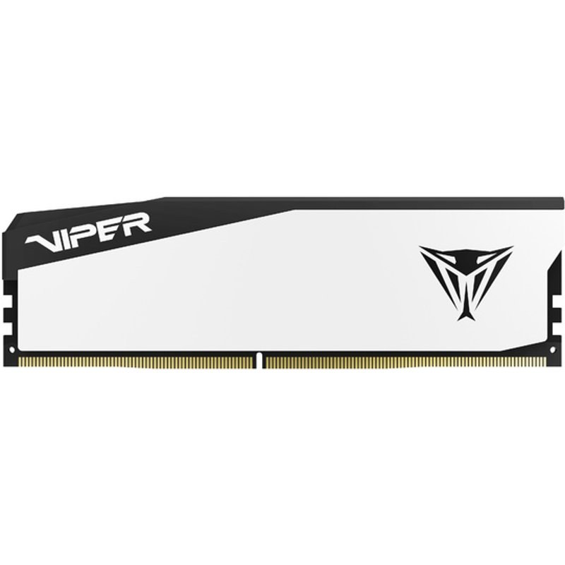 Mémoire RAM Patriot Viper Elite 5 16 Go 1X16GO DDR5 6000 MHz CL30 Intel XMP AMD EXPO Blanc