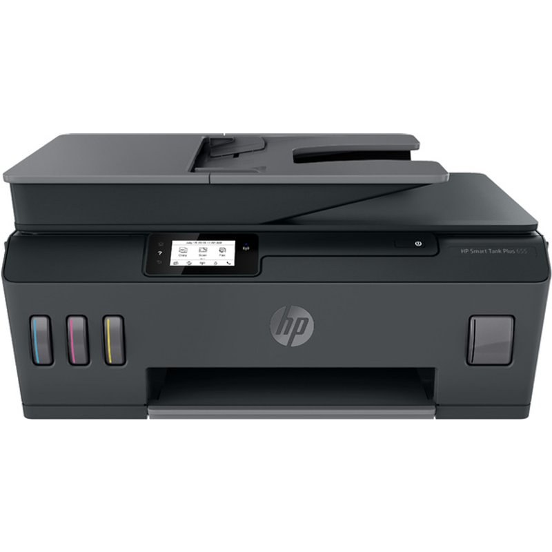 HP Smart Tank Plus Imprimante Tout-en-un sans fil 655, Couleur, Imprimante pour Domicile