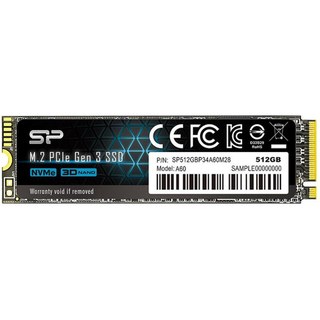 Silicon-Power Silicon Power P34A60 M.2 512 Go PCI Express SLC NVMe