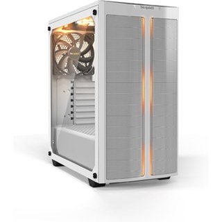 be quiet! Pure Base 500 DX Blanc Boîtier PC ARGB vitré, Mini ITX / Micro ATX / ATX, 3