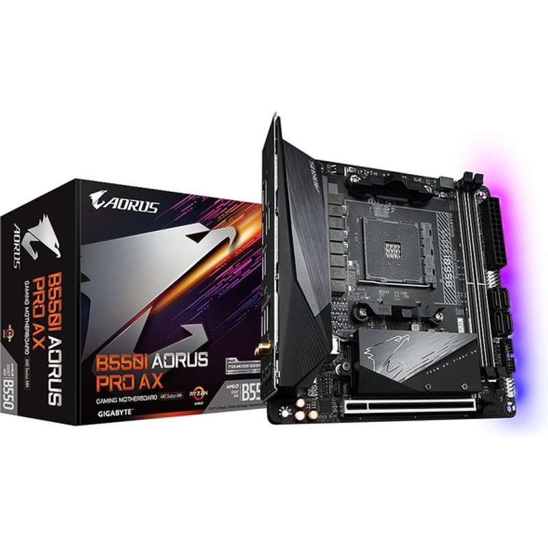 Gigabyte B550I AORUS PRO AX carte mère AMD B550 Emplacement AM4 mini ITX