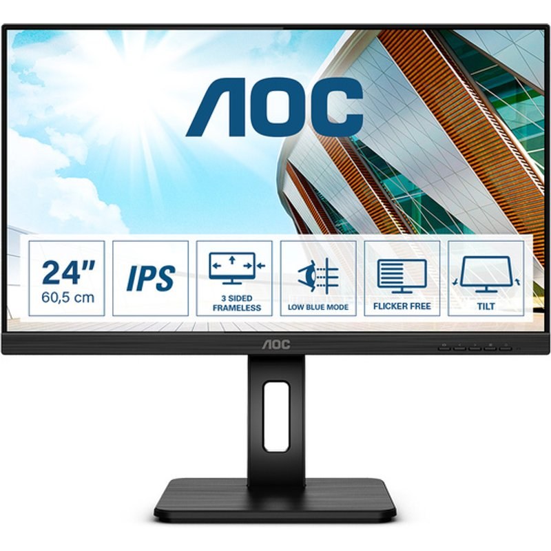 AOC P2 24P2Q 23.8" LED Full HD 4 ms Noir