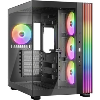 be quiet! Light Base 600 LX Blanc Boîtier PC ARGB vitré, Mini ITX / Micro ATX / ATX, 4