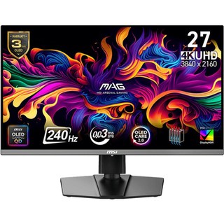 MSI MAG 272UP QD-OLED X24 26.5" QD-OLED 4K Ultra HD 0,03 ms Noir