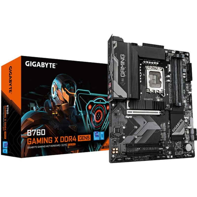 GIGABYTE B760 GAMING X DDR4 GEN5 Carte Mère – Prend en charge les processeurs Intel Core 14ᵉ
