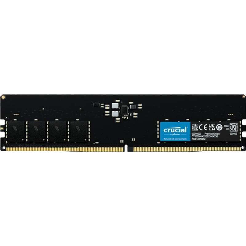 Crucial CT16G56C46U5T 16 Go 1X16 Go DDR5 288-pin DIMM ECC
