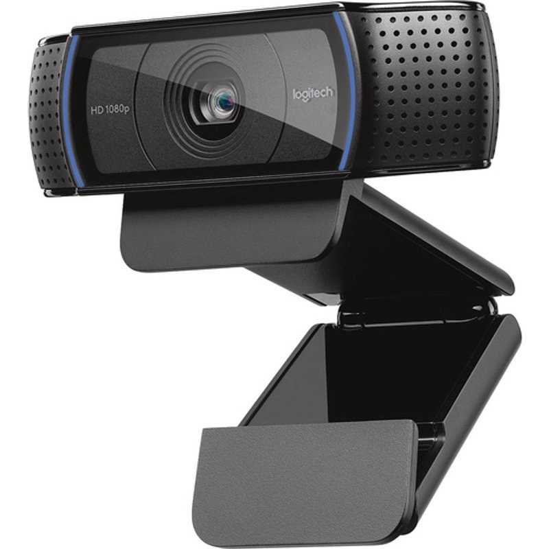 Webcam Logitech C920 HD, Appels et Enregistrements Vidéo Full HD 1080P Gaming Stream Deux