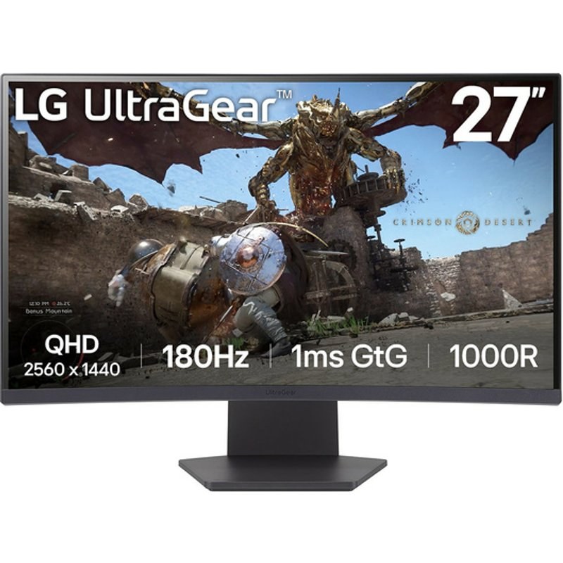 LG 27" LED - UltraGear 27GS60QC-B