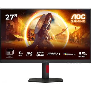 Écran PC Gaming Aoc U27G4R 27" 165 Hz 4K UHD Noir et Rouge