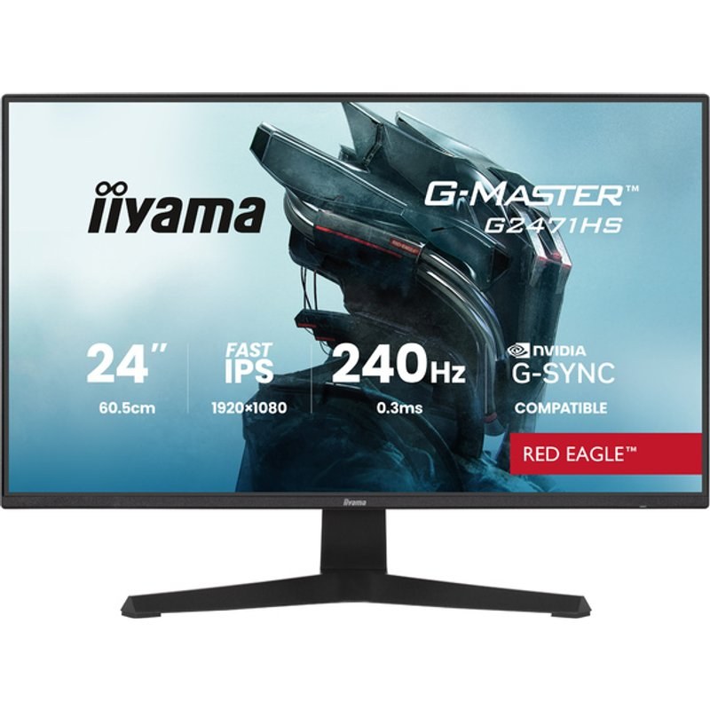 Écran PC gaming Iiyama G-Master G2471HS-B1 Red Eagle 24" 240 Hz Full HD