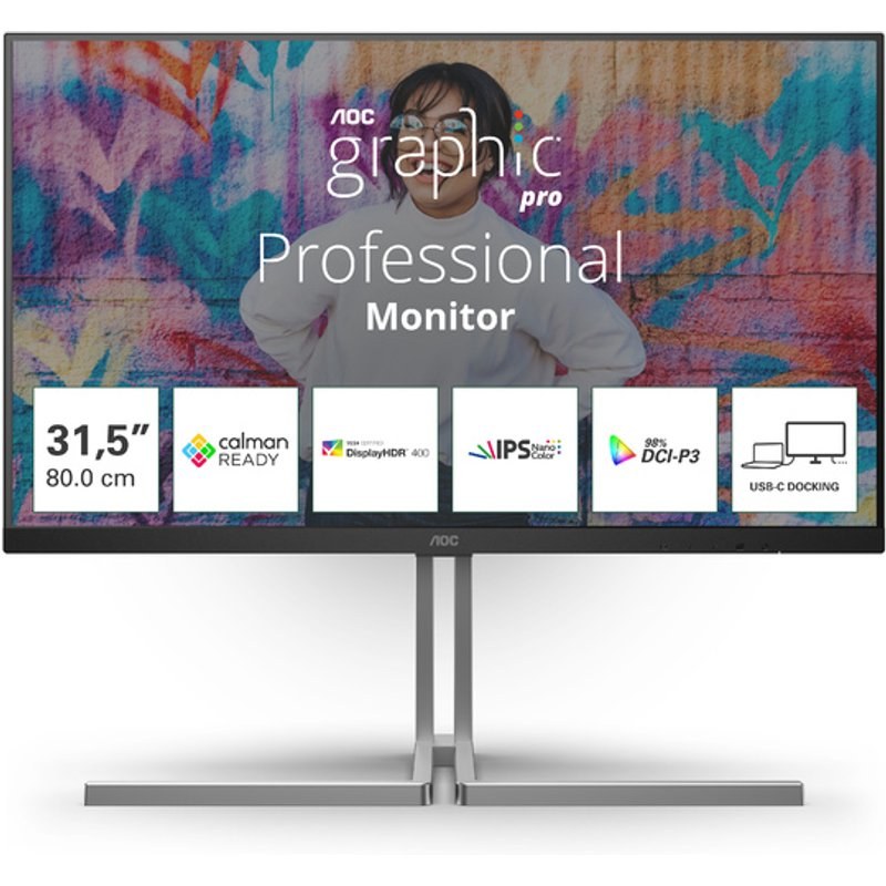 AOC 31.5" LED - Graphic Pro U32U3CV