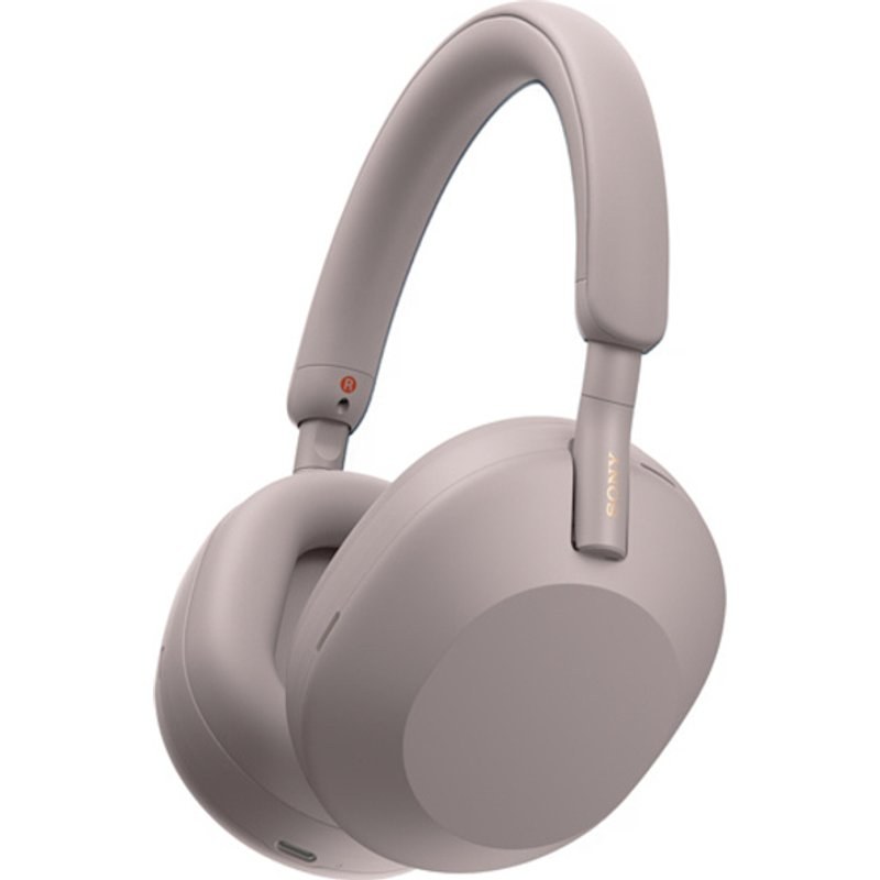 Casque audio arceau sans fil Sony WH1000XM5 rose à réduction de bruit